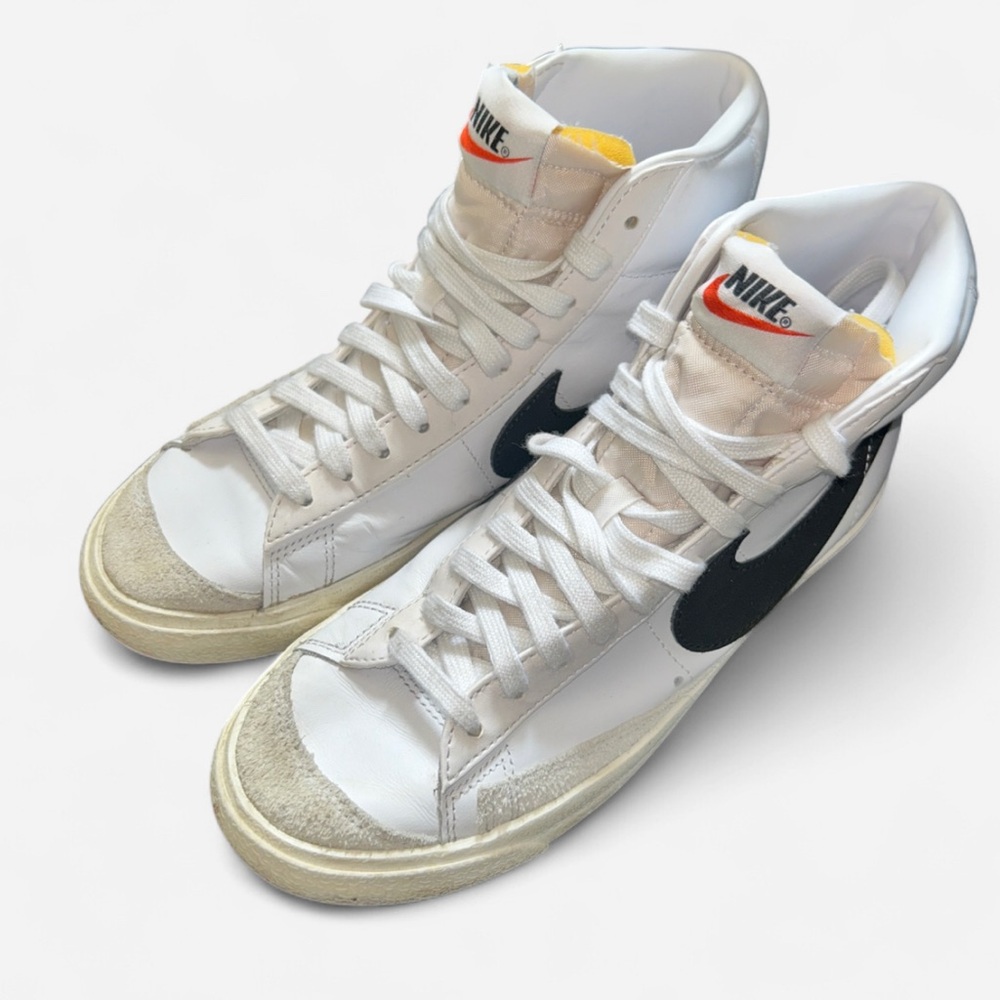 Nike White and Black High-Tops - Picture 5 of 7